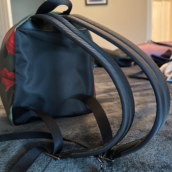 COACH Camouflage Rose Mini Charlie Backpack - Picture 5 of 6